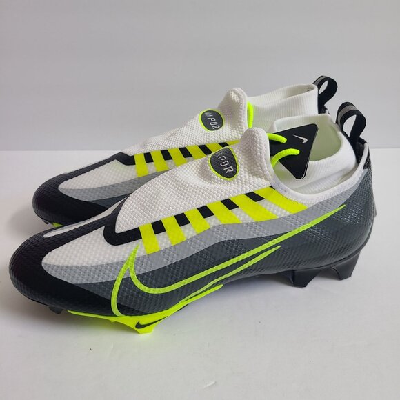 NEW Nike Vapor Edge Pro 360 Football Cleats DQ3670-071 Size 8 Gray Volt - Picture 1 of 7